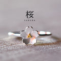 Gold & Silver Plated Flower Ring for Women – Adjustable Floral Fashion Ring